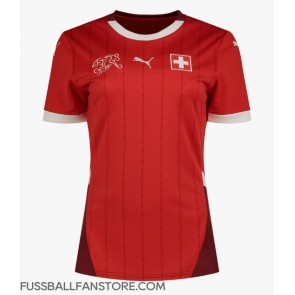 Schweiz Replik Heimtrikot Damen EM 2024 Kurzarm